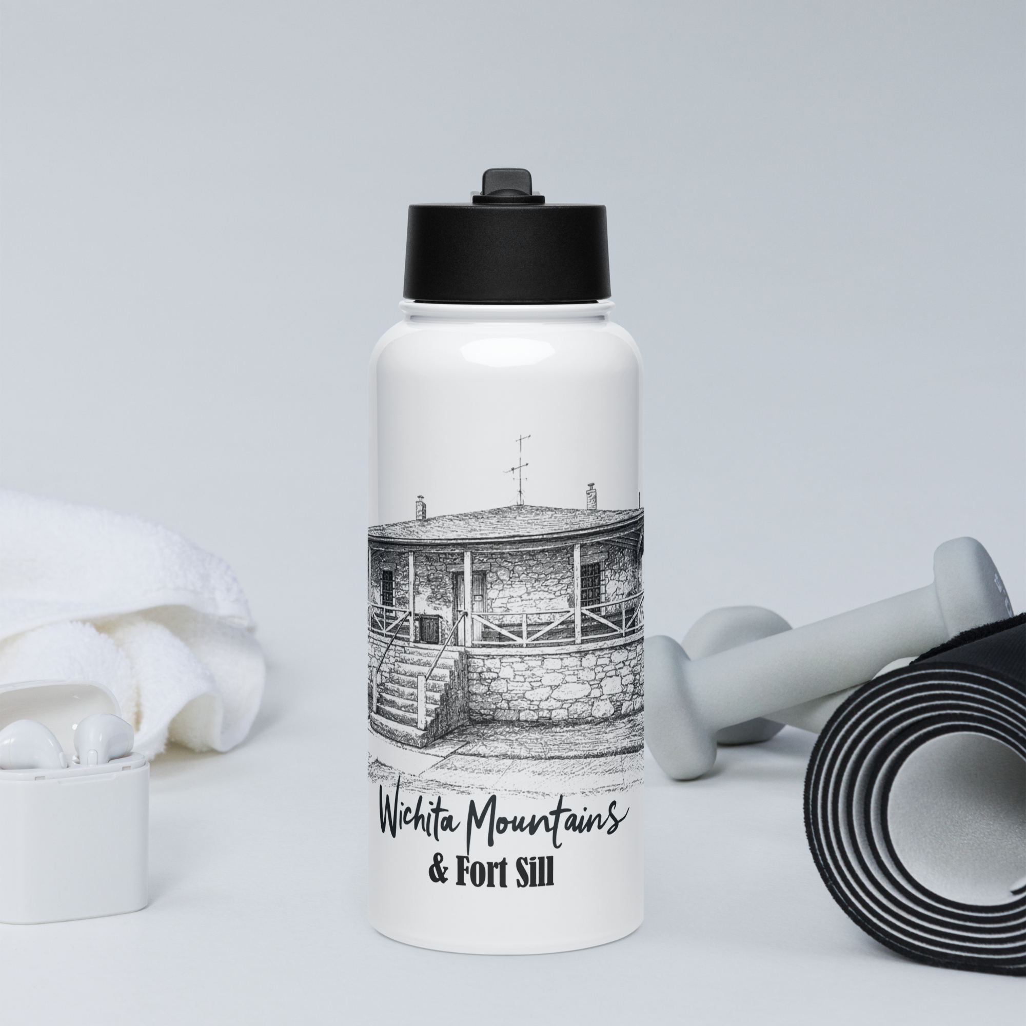 stainless-steel-water-bottle-with-a-straw-lid-white-32-oz-front-69ff079f120fb